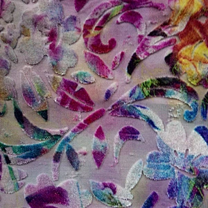 Printed and Burn-out Korean Velvet/Ice Velvet