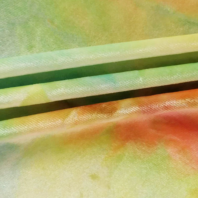 Tie Dyed Korean Velvet/Ice Velvet