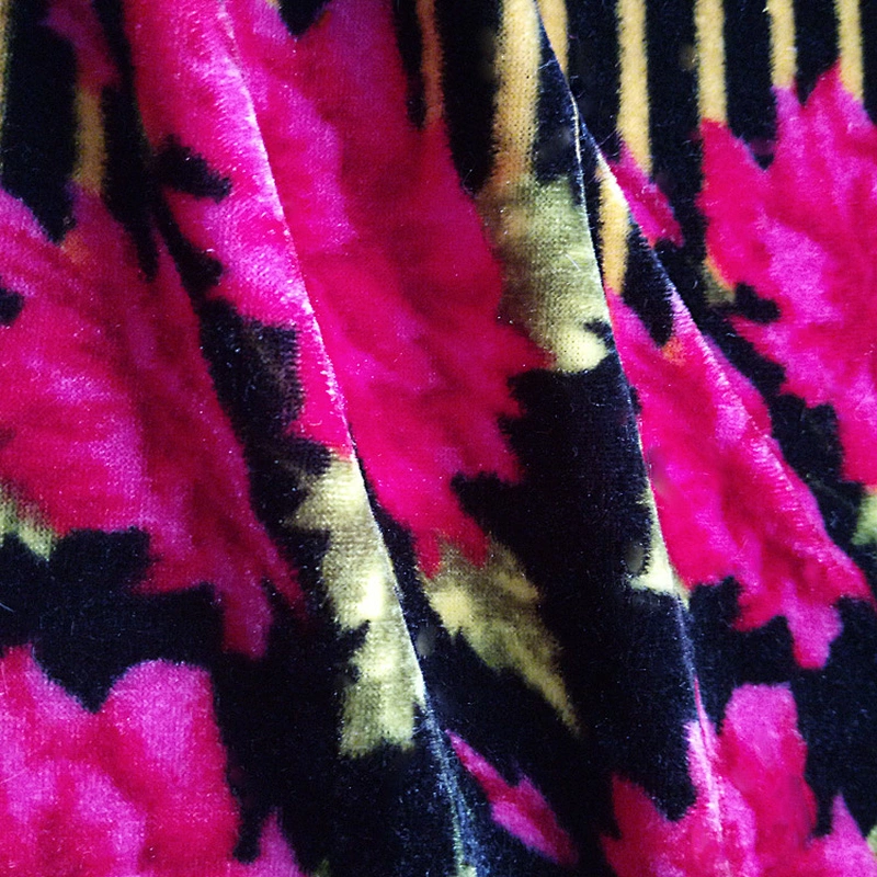 Printed Square Velvet
