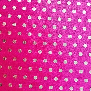 Foil Printed Two-way Strethed Velvet