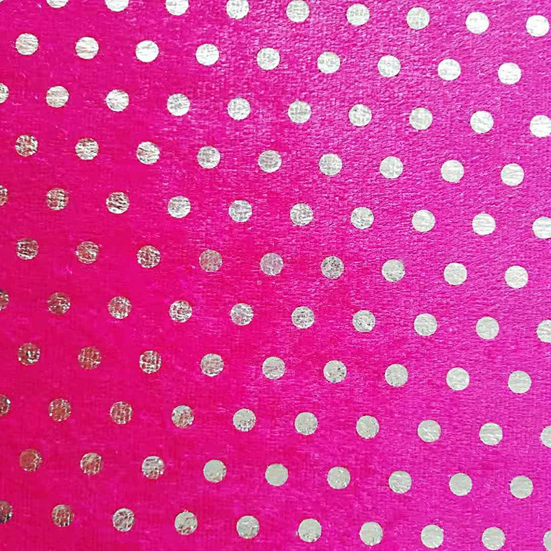 Foil Printed Two-way Strethed Velvet