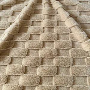 Solid and Cutted Rabbit Fleece