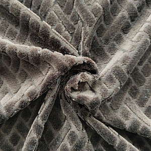 Solid and Jacquard Imitation of Velveteen