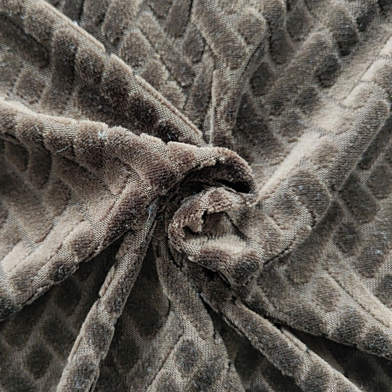 Solid and Jacquard Imitation of Velveteen