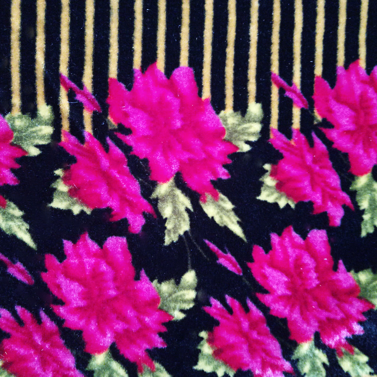 Printed Square Velvet