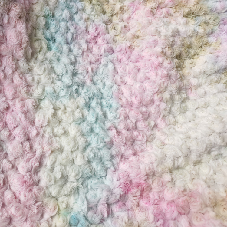 Tie-dyed and Brushed PV Fleece