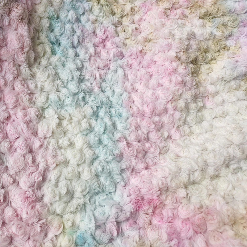 Tie-dyed and Brushed PV Fleece