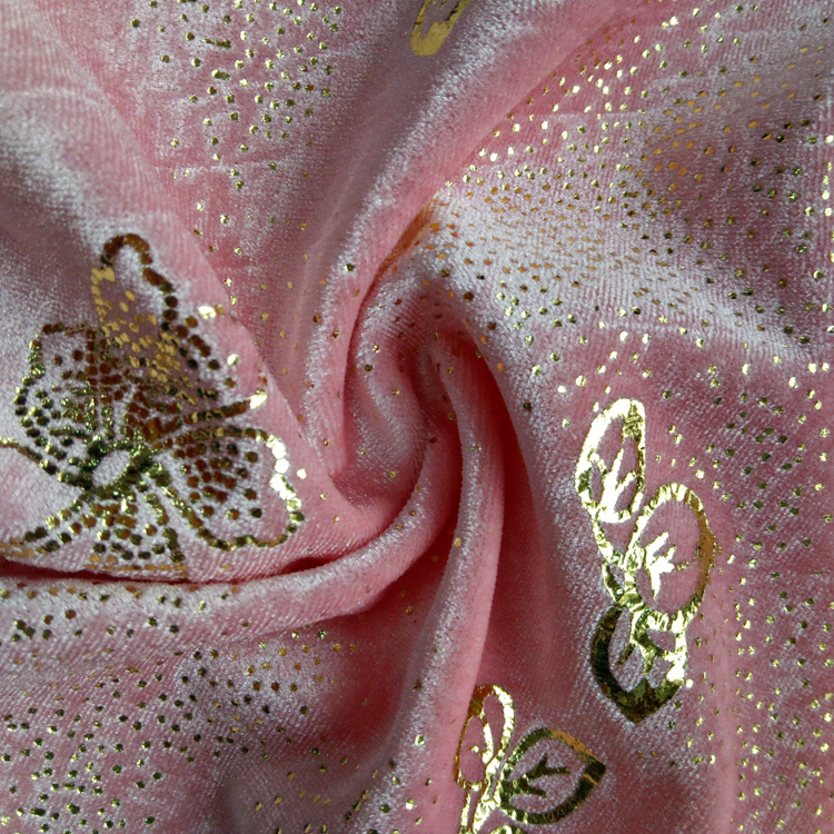 Solid and Foil Printed Korean Velvet/Ice Velvet
