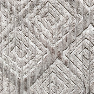 Stripped and Embossed Flannel