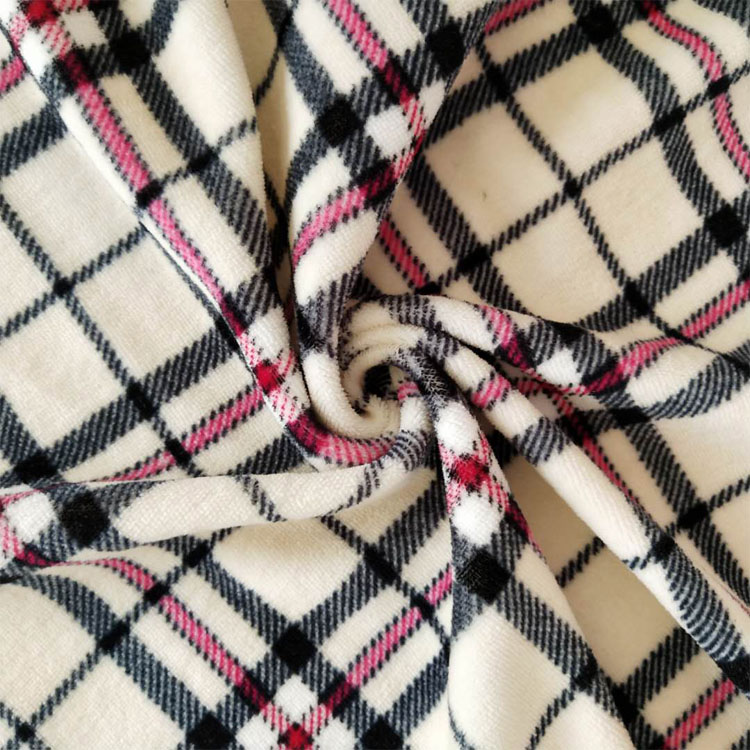 Printed CVC Velour