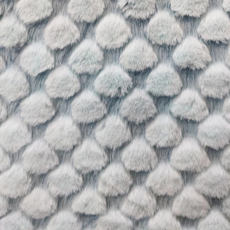 Solid and Embossed Rabbit Fleece