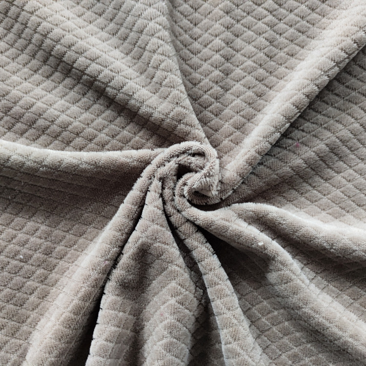 Solid and Jacquard Imitation of Velveteen