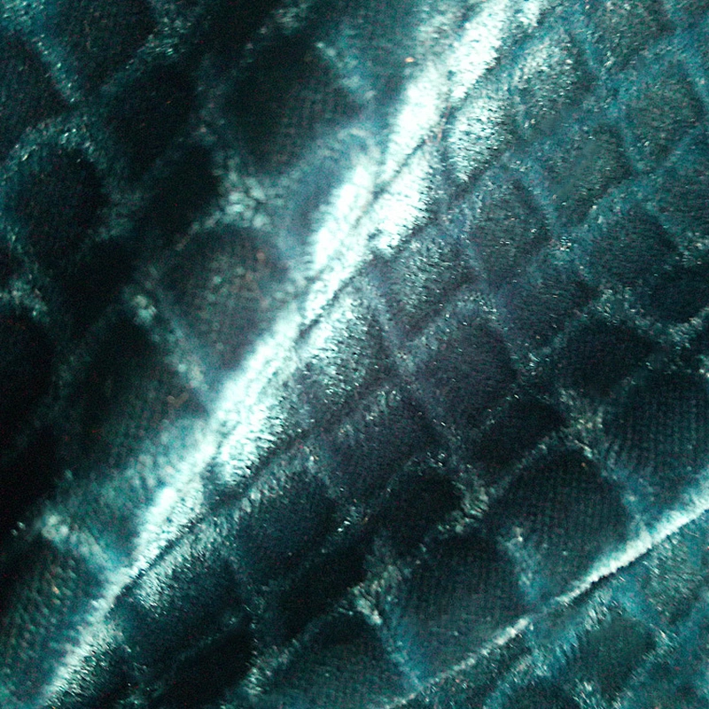 Solid and Cutted Square Velvet