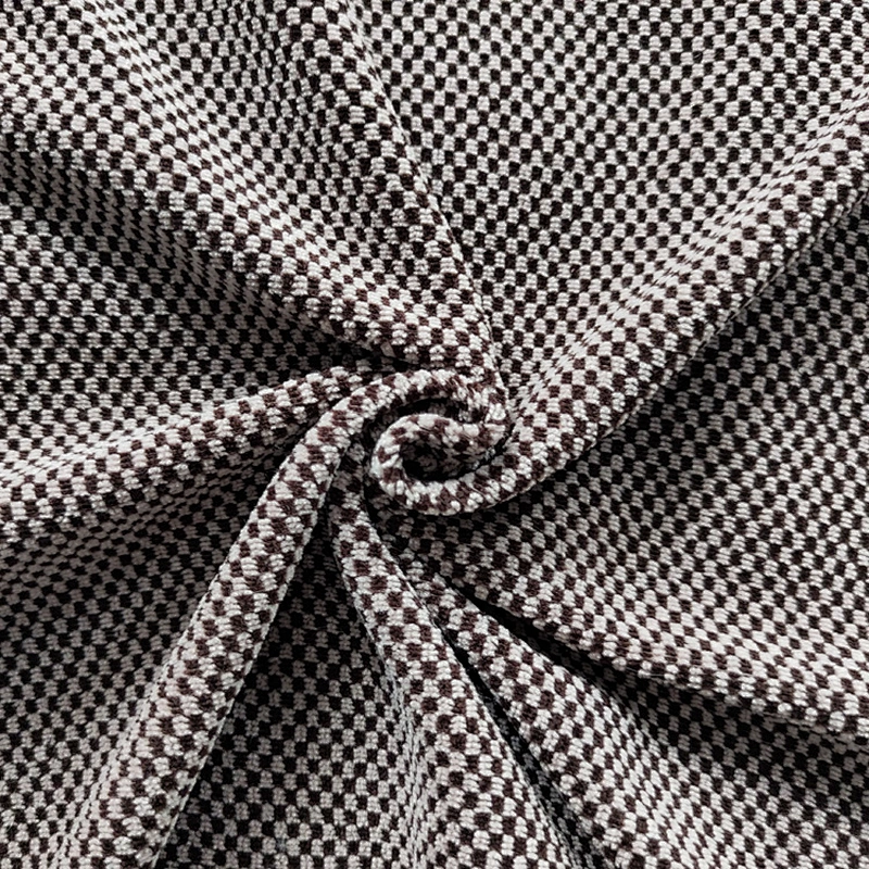 Cationic Dyed and Jacquard Imitation of Velveteen