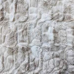 Printed and Brushed Rabbit Fleece