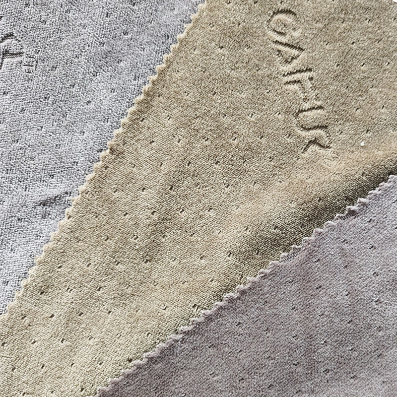 Solid and Jacquard Imitation of Velveteen