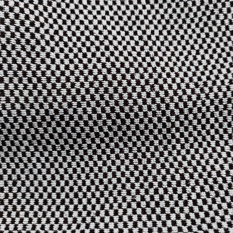 Cationic Dyed and Jacquard Imitation of Velveteen