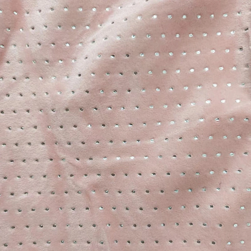 Solid and Foil Printed Spandex Velboa