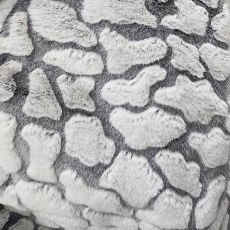 Printed and Cutted Rabbit Fleece