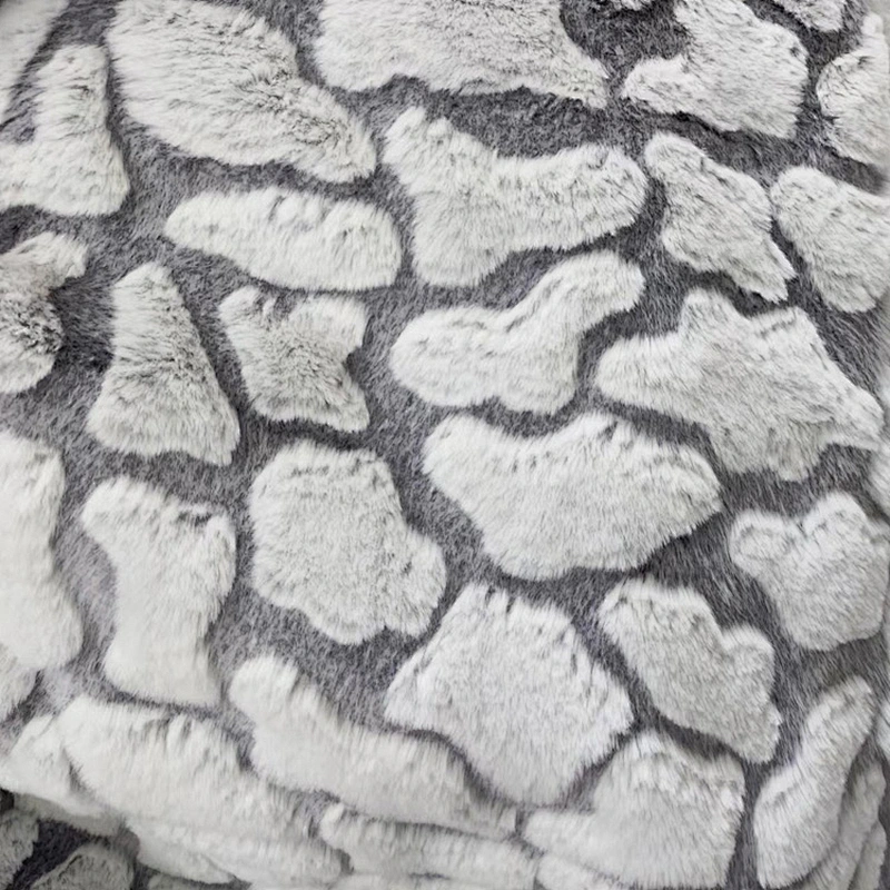 Printed and Cutted Rabbit Fleece