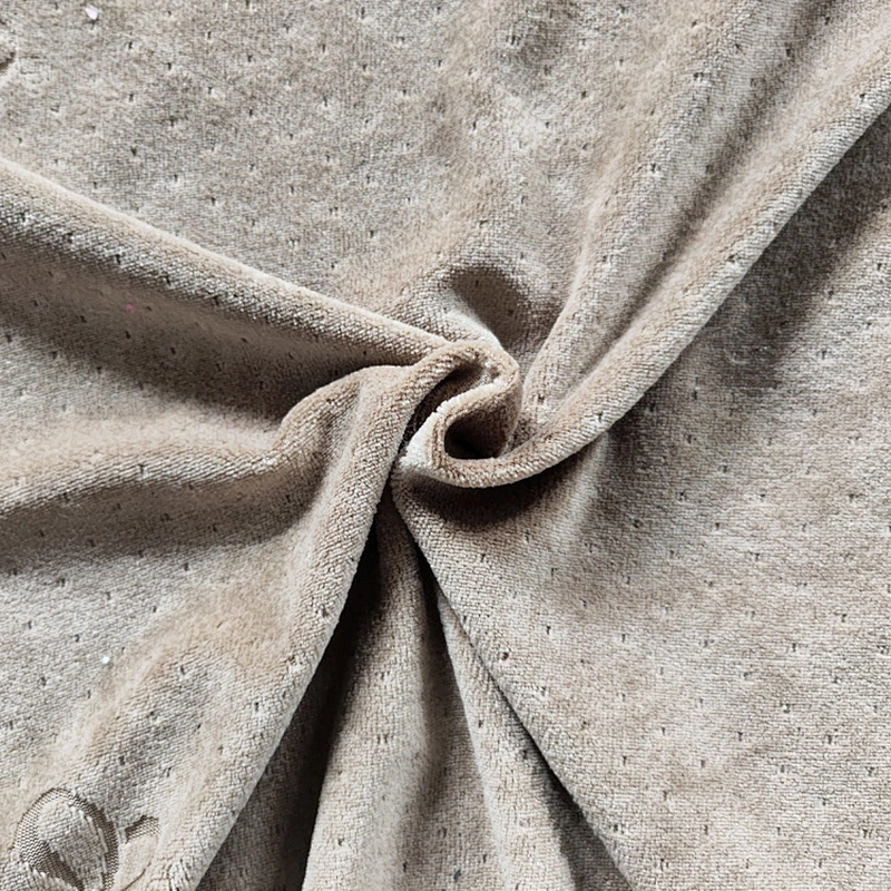 Solid and Jacquard Imitation of Velveteen