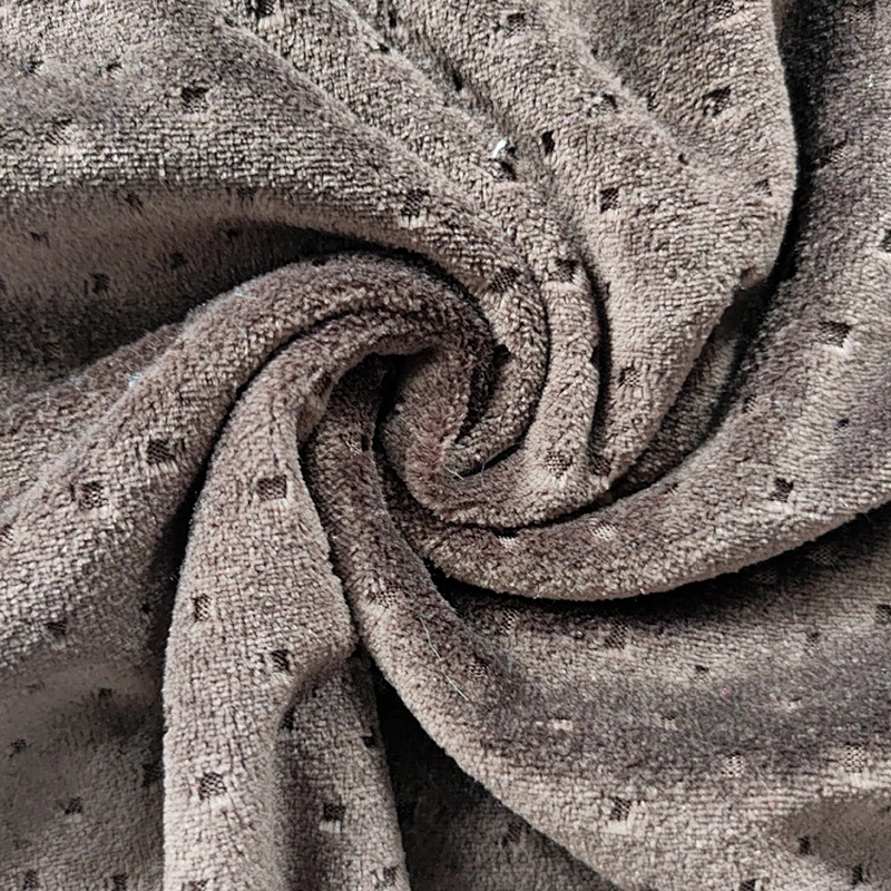 Solid and Jacquard Imitation of Velveteen