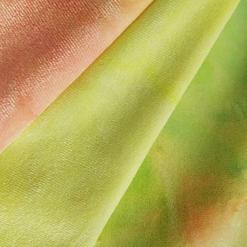 Tie Dyed Korean Velvet/Ice Velvet