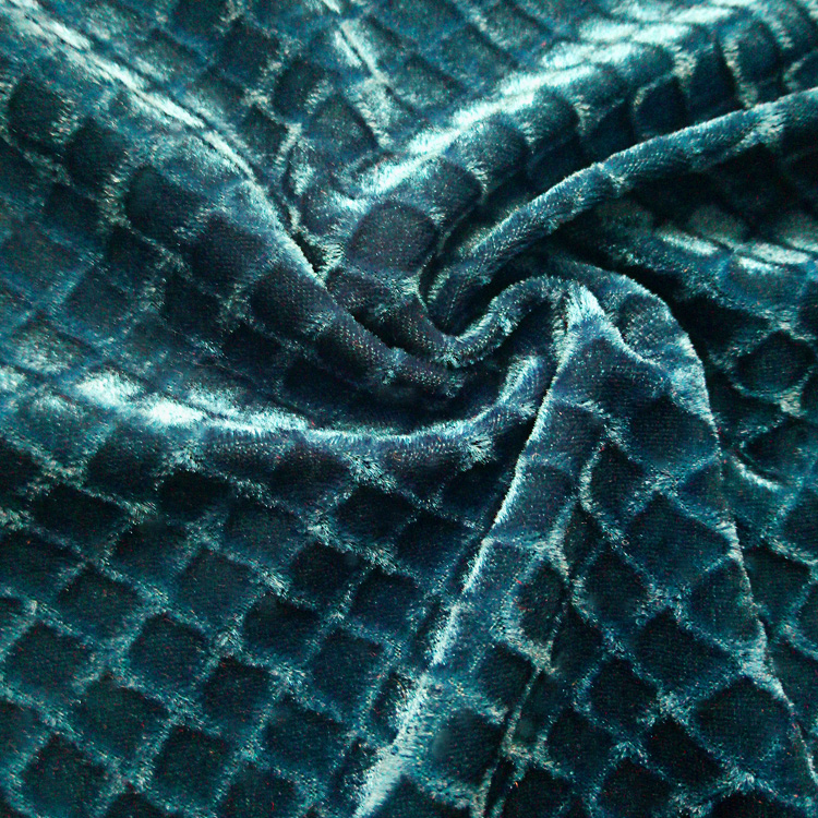 Solid and Cutted Square Velvet