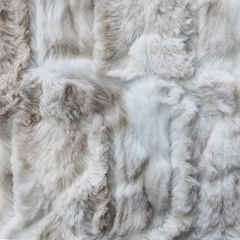 Printed and Brushed Rabbit Fleece