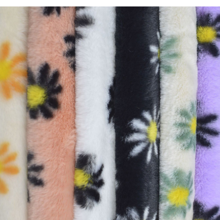 Printed Rabbit Fleece