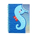 A6 spiral die cut notebook