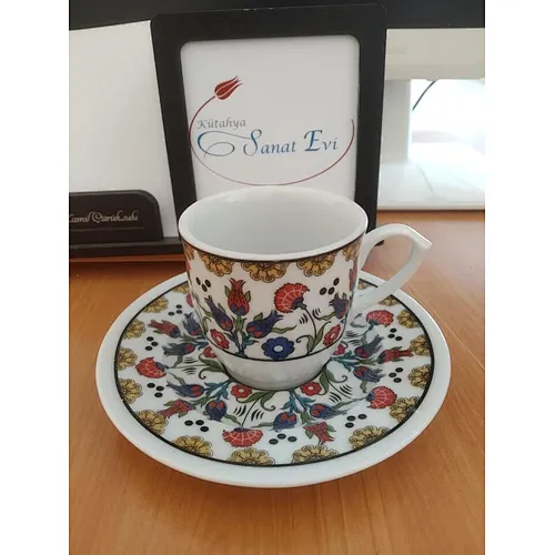 Arabic Turkish Elegant 90cc Porcelain Espresso Coffee Set Cups And ...
