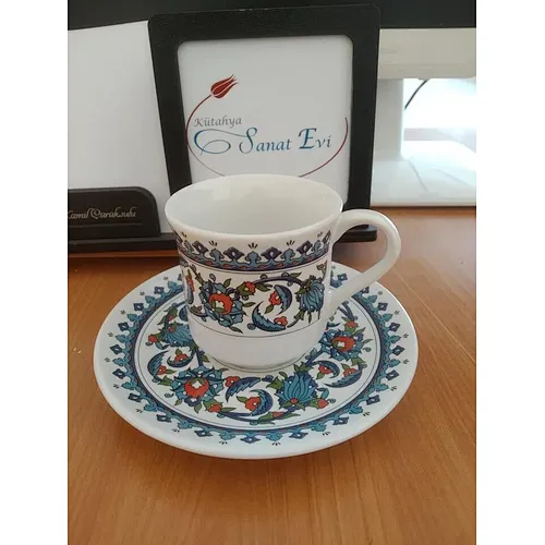 Arabic Turkish Elegant 90cc Porcelain Espresso Coffee Set Cups And ...