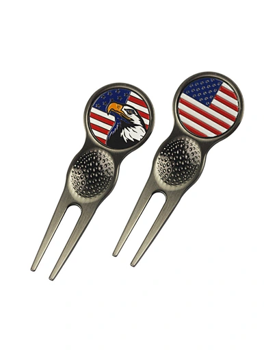 A divot tool is a must-have accessory for any golfer. This handy tool is used to repair divots on the green, ensuring the course remains in top condition. Made from durable materials, it features a fork-like design that easily lifts and levels the grass.