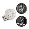 The ball marker cap clip is a practical and convenient accessory for golfers. This clip securely attaches to caps or visors, providing a convenient place to store the detachable ball marker.