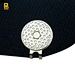 The ball marker hat clip is a practical and stylish accessory for golfers. It easily attaches to the brim of a hat or visor, providing quick access to a ball marker.