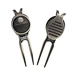 The divot ball marker tool is a practical and convenient accessory for golfers. It combines a divot repair tool and a ball marker in one compact device.