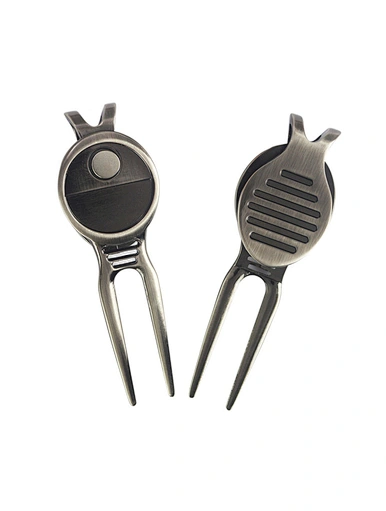 The divot ball marker tool is a practical and convenient accessory for golfers. It combines a divot repair tool and a ball marker in one compact device.
