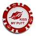 magnetic poker chip golf ball marker