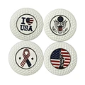 The Golf Poker Chip Ball Marker is a unique and practical accessory for golfers. This ball marker is shaped like a poker chip and made from high-quality materials such as plastic or metal.