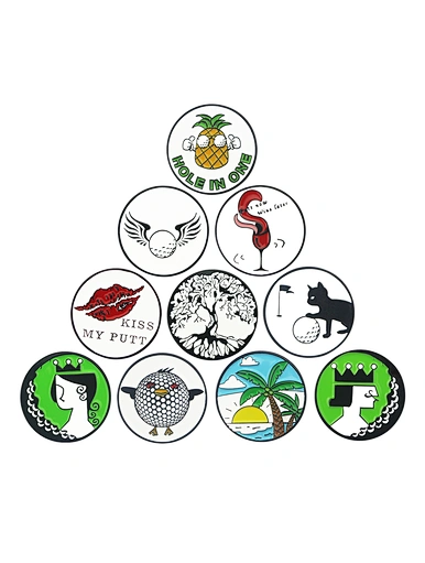 Metal golf ball markers are sleek and durable accessories for golfers. These markers are made from high-quality metals such as stainless steel or brass, ensuring long-lasting performance.