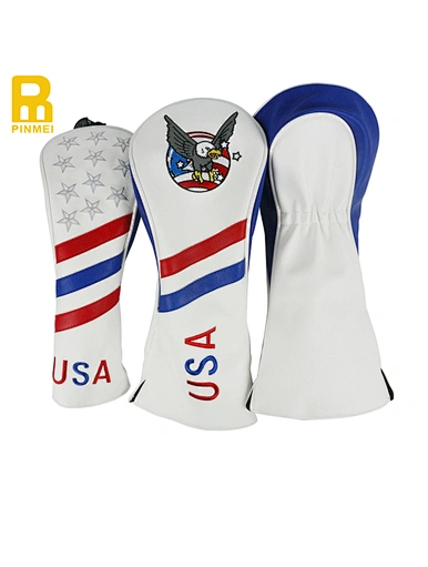 The leather hybrid headcovers are a stylish and durable accessory for your golf clubs. Made from high-quality leather, they provide excellent protection against scratches and impacts.