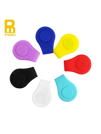 The hat ball marker clip is a convenient and practical accessory for golfers. It securely attaches to the brim of your hat, allowing for easy access to your ball marker during gameplay.