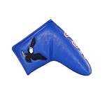 The putter head cover blade is a protective accessory for golfers. It is specifically designed to cover the head of a blade-style putter, keeping it safe from scratches and damage.