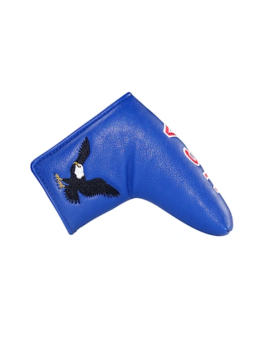 The putter head cover blade is a protective accessory for golfers. It is specifically designed to cover the head of a blade-style putter, keeping it safe from scratches and damage.