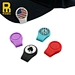 The magnetic clip golf ball marker is a versatile accessory for golfers. It features a strong magnet that securely holds the ball marker in place, making it easily accessible on the golfer's hat or clothing.