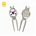 divot repair tool with ball marker