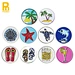 crystal golf ball markers