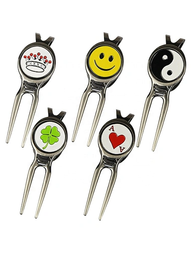 The golf pitch repair tool is an essential accessory for golfers. It is specifically designed to fix pitch marks on the green, ensuring a smooth and even surface for putting.