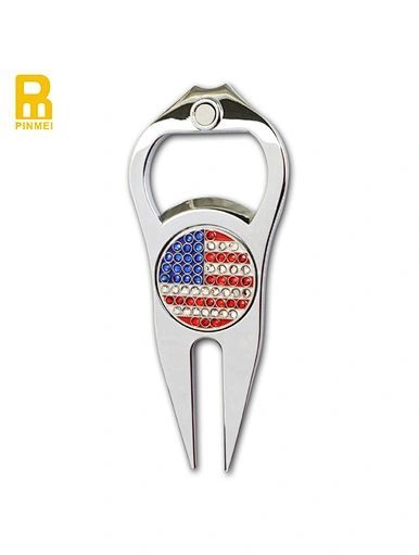 The antique divot tool is an essential accessory for golfers. Made from high-quality materials, this tool is designed to efficiently repair divots on the green.
